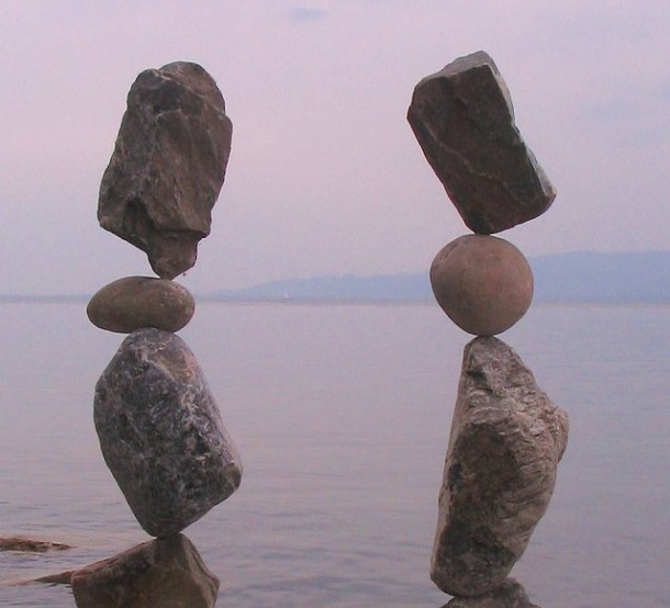 Balanced Rocks in Water